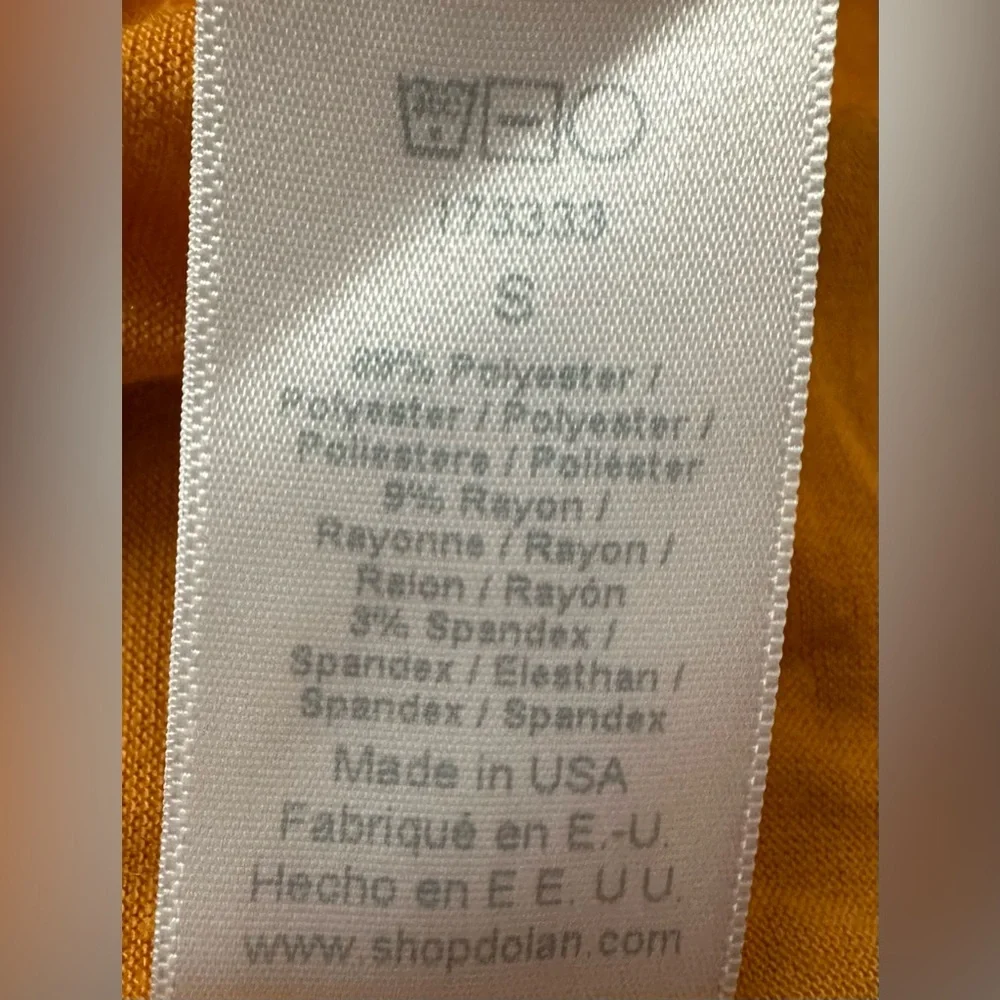 Anthropologie Saturday Sunday Women’s Mustard/Gold Ruffled Mini Skirt Size Small - Picture 7 of 8